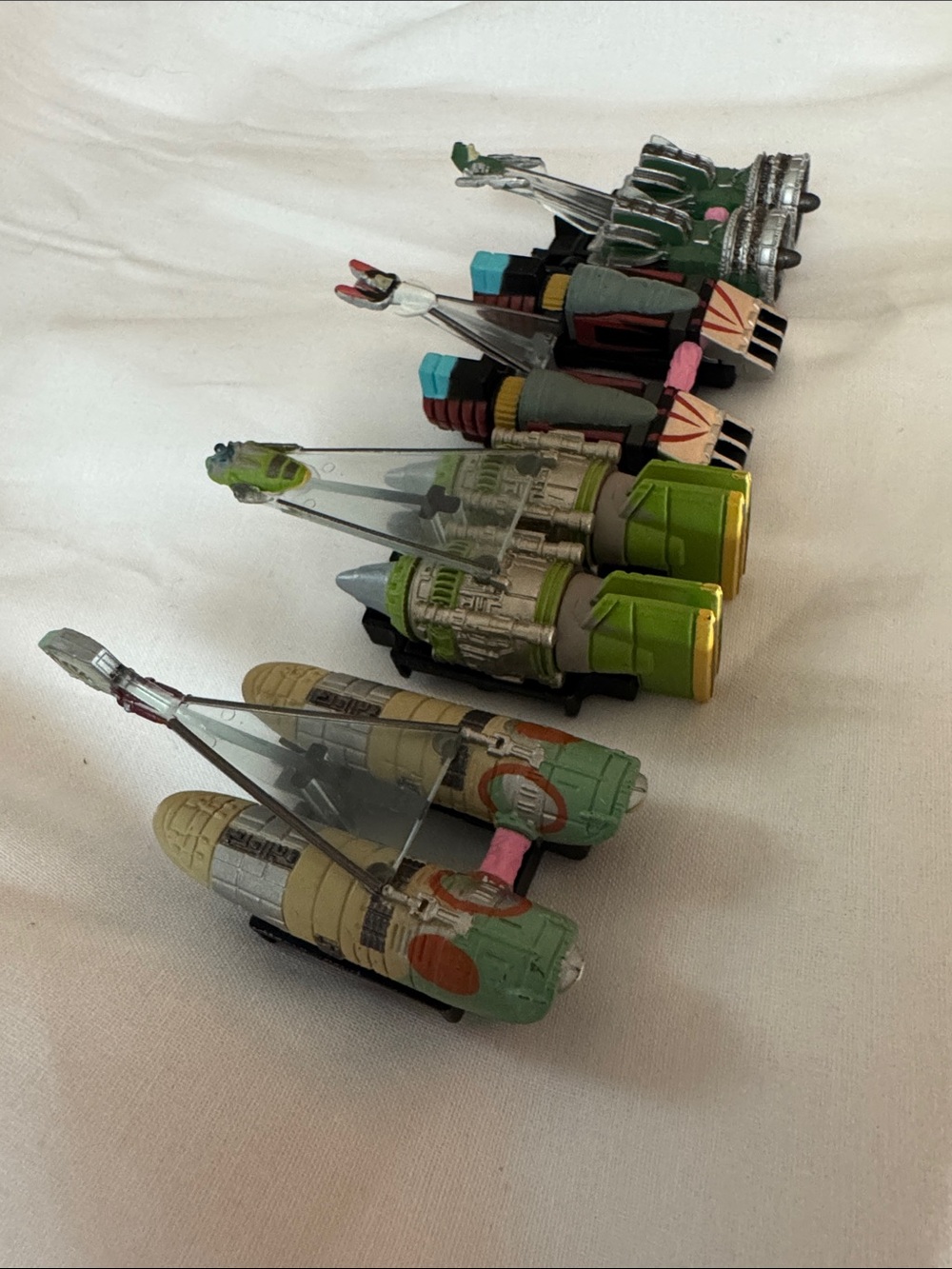 Lot of 4 Micro Machines Mini Pod Racers
